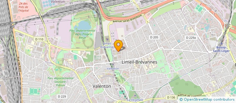localisation de l'entreprise VANILLA à LIMEIL-BREVANNES