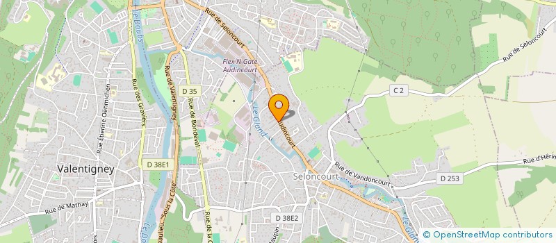 localisation de l'entreprise VANILLA  SELONCOURT