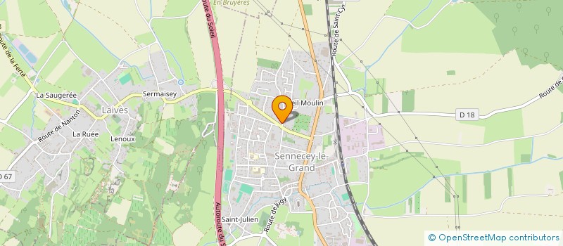 localisation de l'entreprise VANILLA ESTATE  SENNECEY-LE-GRAND