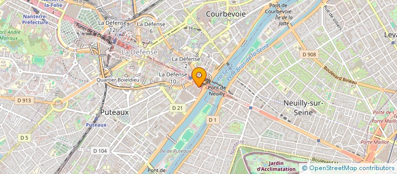 localisation de l'entreprise VANILLA SOLAR à PUTEAUX