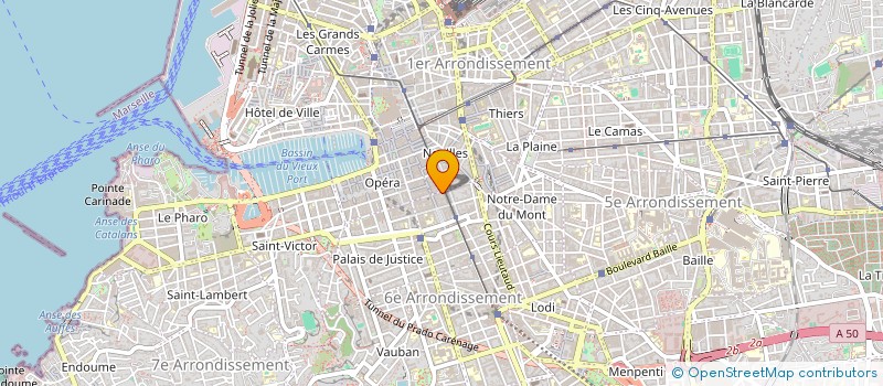 localisation de l'entreprise VANILLE à MARSEILLE