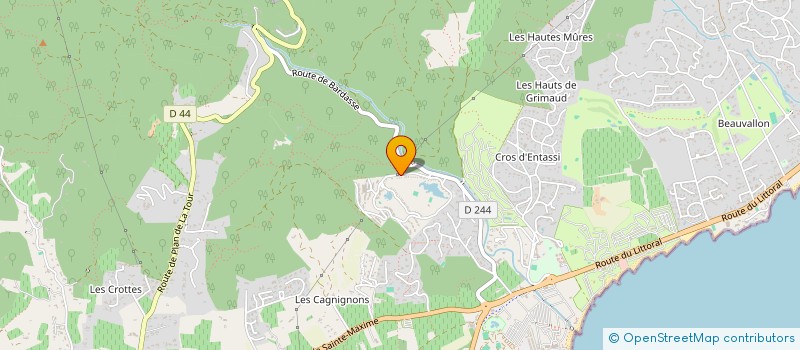 localisation de l'entreprise VANILLE 45  LA MOLE