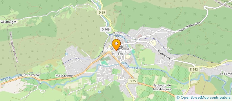 localisation de l'entreprise VANILLE  SAINT-HIPPOLYTE-DU-FORT