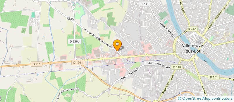 localisation de l'entreprise VANILLE  BIAS