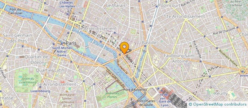 localisation de l'entreprise VANILLE à PARIS