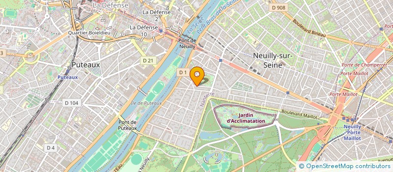 localisation de l'entreprise VANILLE à NEUILLY-SUR-SEINE