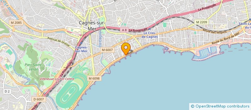 localisation de l'entreprise VANILLE CAFE  CAGNES-SUR-MER
