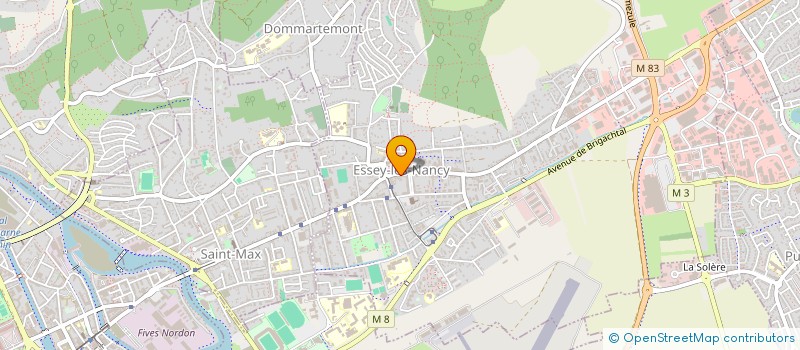 localisation de l'entreprise VANILLE - CHOCOLAT  ESSEY-LES-NANCY