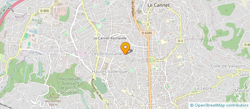 localisation de l'entreprise VANILLE DE MADAGASCAR  LE CANNET
