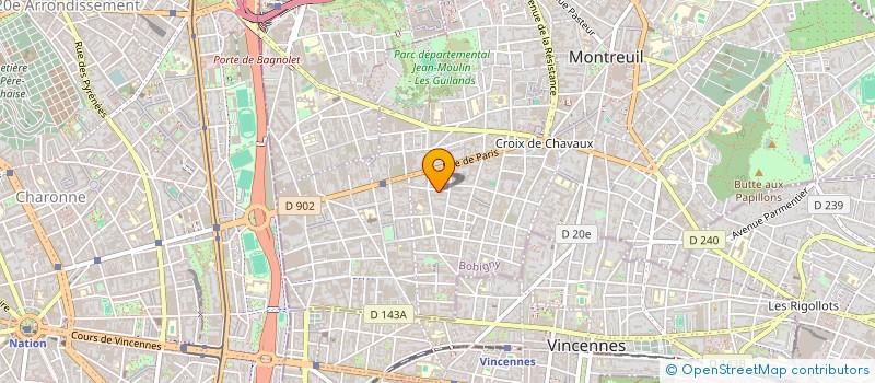 localisation de l'entreprise VANILLE DURABLE BEMANEVIKA à MONTREUIL