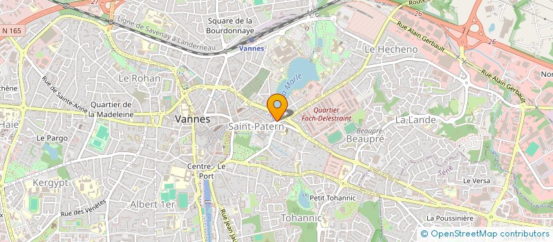 localisation de l'entreprise VANILLE ET CARAMEL à VANNES
