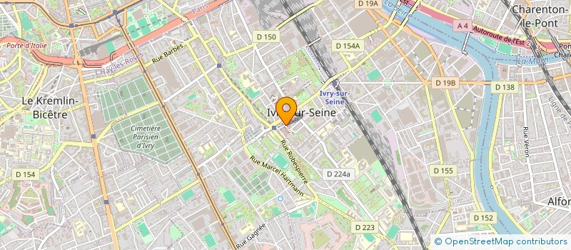 localisation de l'entreprise VANILLE ET CHOCOLAT à IVRY-SUR-SEINE