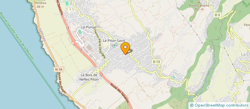 localisation de l'entreprise VANILLE FM OU V.F.R  SAINT-LEU