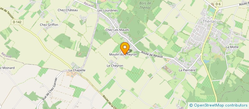 localisation de l'entreprise VANILLE FRAISE  THENAC