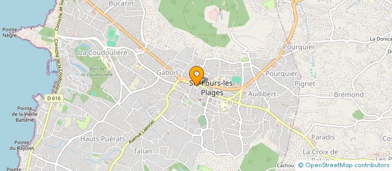 localisation de l'entreprise VANILLE K.FE à SIX FOURS LES PLAGES