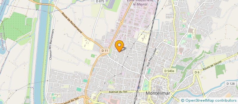 localisation de l'entreprise VANILLE & NOUGAT à MONTELIMAR