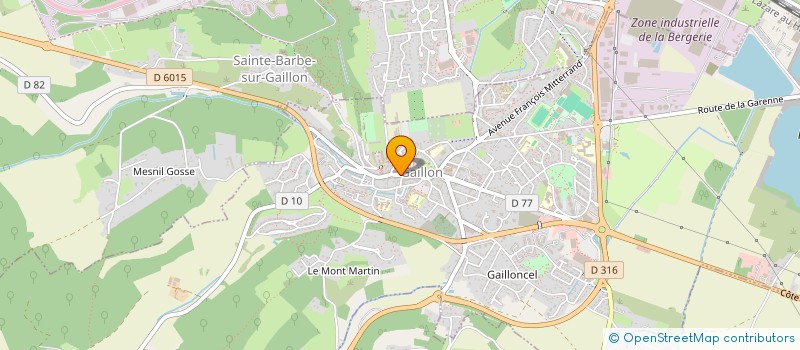 localisation de l'entreprise VANILLE OU CHOCOLAT  GAILLON