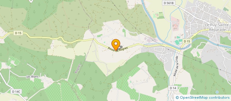 localisation de l'entreprise VANILLEBUB  LE PUY-SAINTE-REPARADE