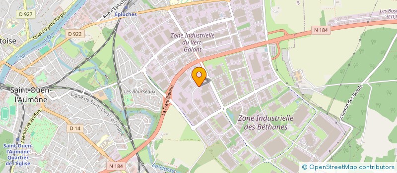 localisation de l'entreprise VANILLIA 2 LOCATION  SAINT-OUEN-L'AUMONE