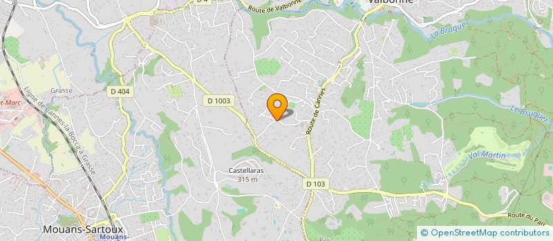 localisation de l'entreprise VANIP HOLDING  VALBONNE