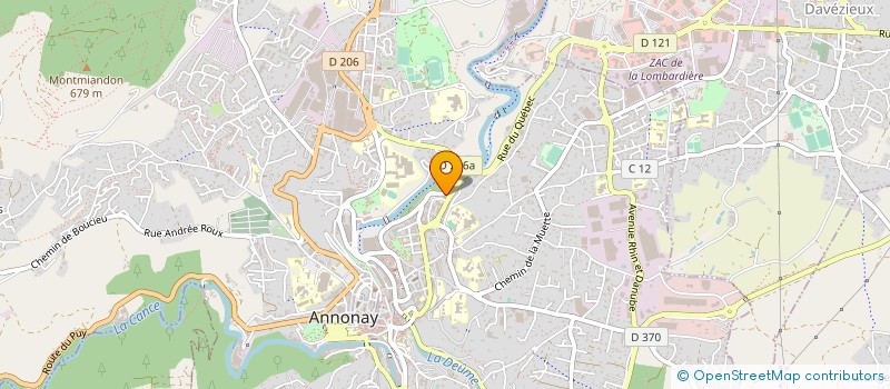 localisation de l'entreprise VANISSIA NAIL'S à ANNONAY