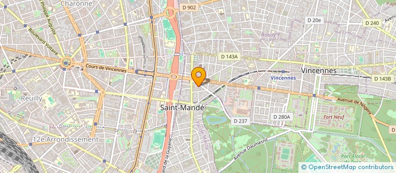 localisation de l'entreprise VANITE CREME à SAINT-MANDE
