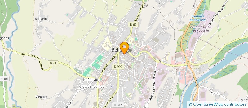 localisation de l'entreprise VANITY  BELLEY