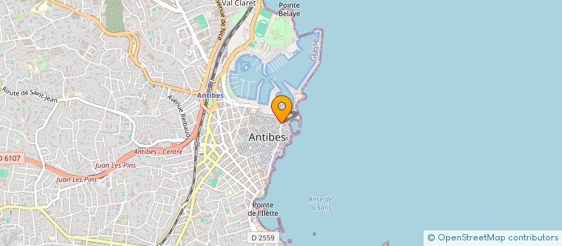 localisation de l'entreprise VANIYA LAVERIE à ANTIBES