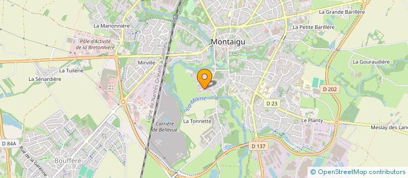 localisation de l'entreprise VANJEPHIE à MONTAIGU-VENDEE