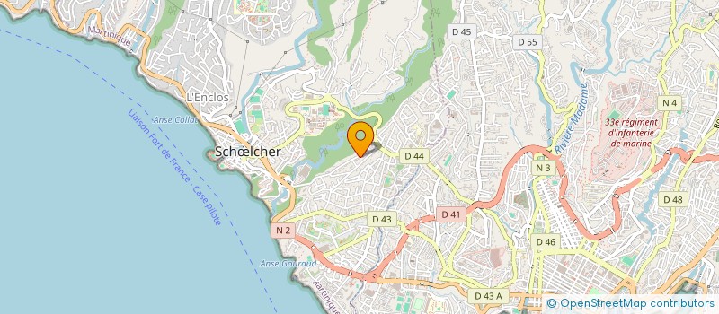 localisation de l'entreprise VANLAB à SCHŒLCHER