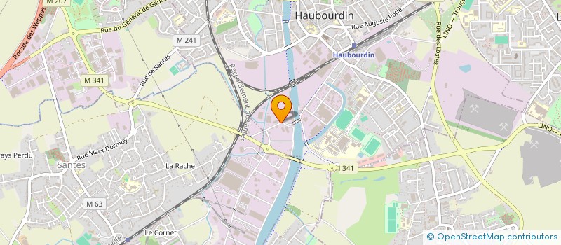 localisation de l'entreprise VANLAER TRAITEMENT DES EAUX à HAUBOURDIN