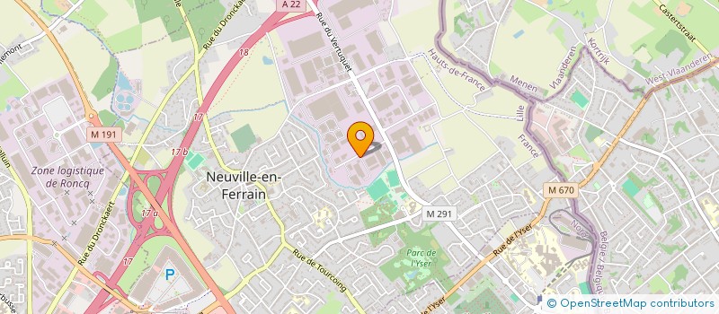localisation de l'entreprise VANLAINE INTERNATIONAL à NEUVILLE-EN-FERRAIN