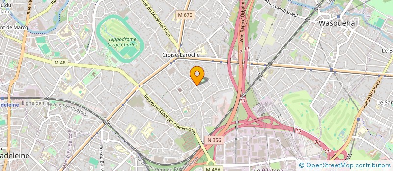 localisation de l'entreprise VANLILFOS à MARCQ-EN-BARŒUL