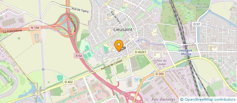 localisation de l'entreprise VANLINK  LIEUSAINT