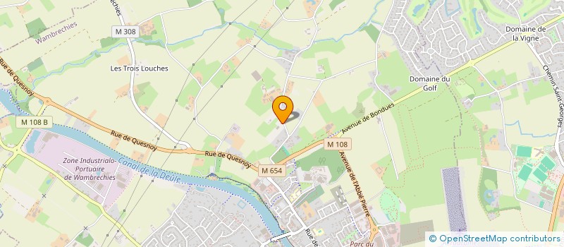 localisation de l'entreprise VANMARCKE SA à WAMBRECHIES