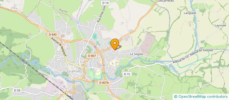 localisation de l'entreprise VANMAS  ROCAMADOUR