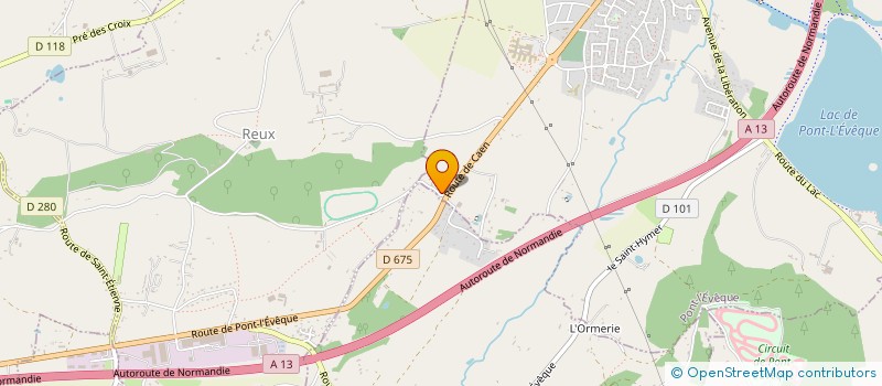 localisation de l'entreprise VANMAVI CAEN  REUX