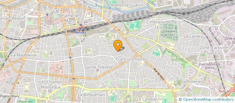 localisation de l'entreprise VANMAY  RENNES