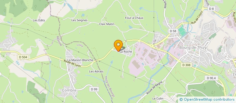 localisation de l'entreprise VANNELLE DU CLOCHER  THIZY-LES-BOURGS