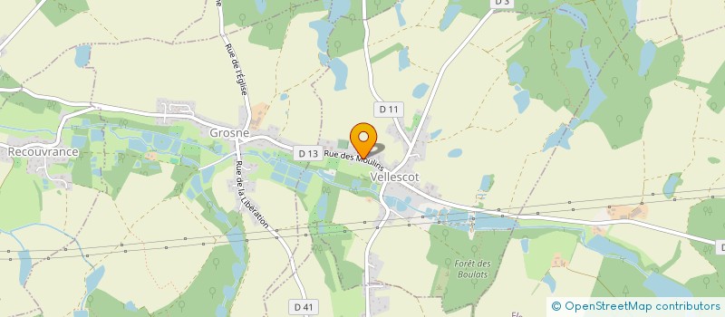 localisation de l'entreprise VANNERIE DU TERROIR 90 à VELLESCOT