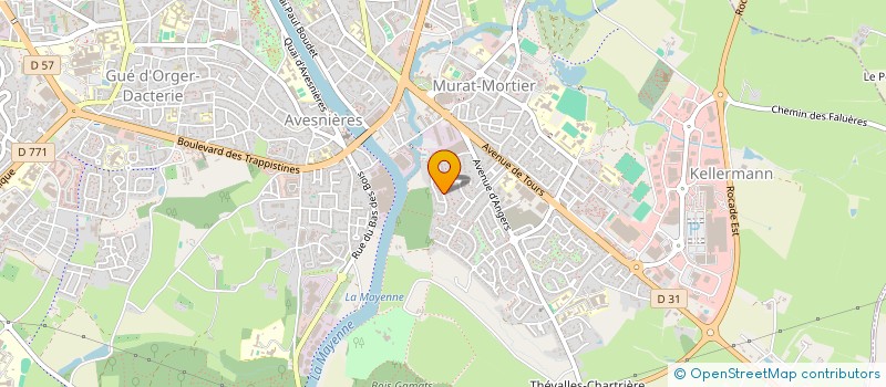 localisation de l'entreprise VANNERIE EN MAYENNE à LAVAL