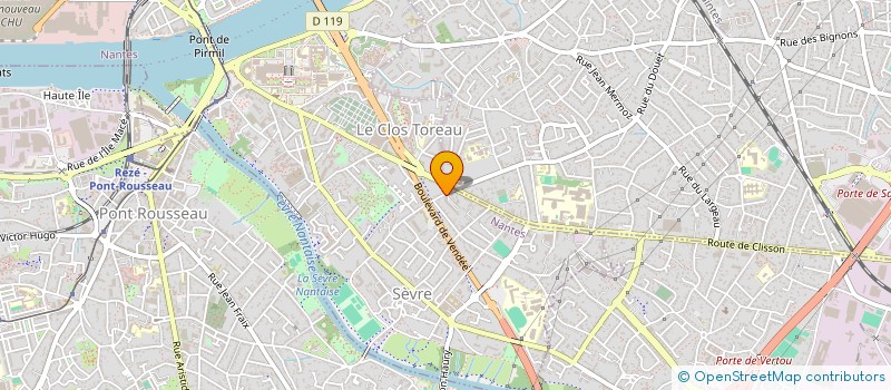localisation de l'entreprise VANNES 319 à NANTES