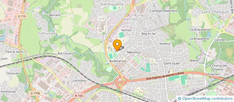 localisation de l'entreprise VANNES ARVOR CLUB HAND-BALL à VANNES