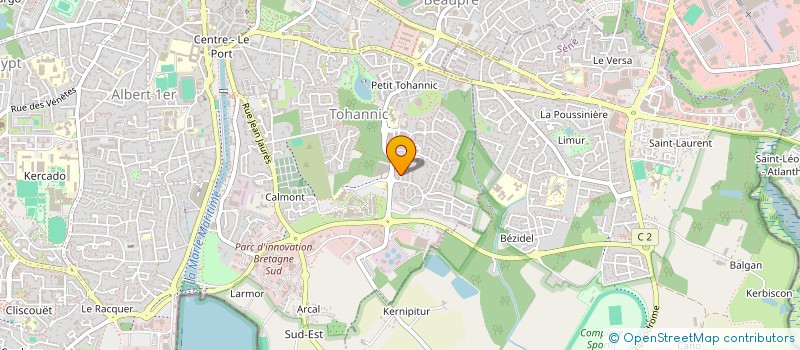 localisation de l'entreprise VANNES CONSEIL HABITAT à VANNES