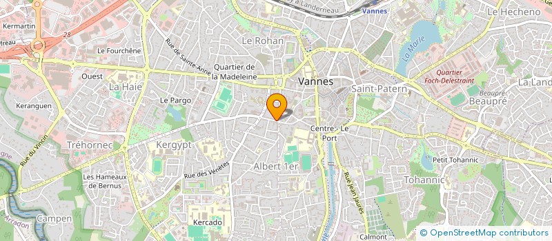 localisation de l'entreprise VANNES ELECTRICITE DOMOTIQUE à VANNES