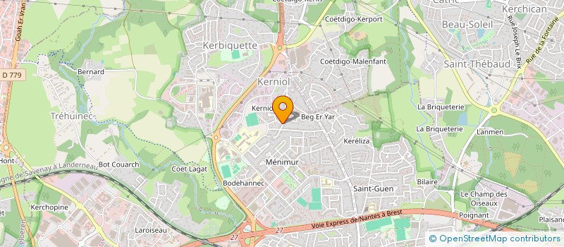 localisation de l'entreprise VANNES ESPACE INTERIEUR à VANNES