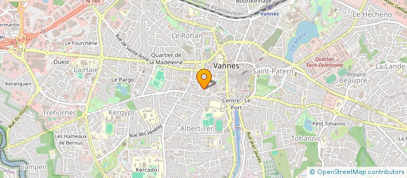 localisation de l'entreprise VANNES HORIZON - GROUPE ENTRAIDE MUTUELLE à VANNES