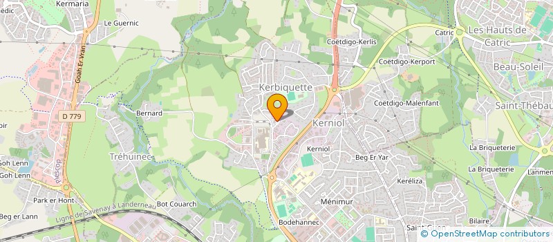 localisation de l'entreprise VANNES LASER VISION à VANNES