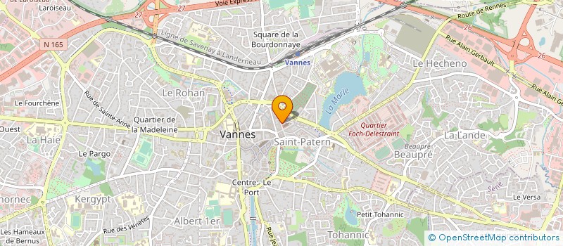 localisation de l'entreprise VANNES LUDIQUE à VANNES
