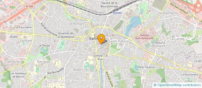 localisation de l'entreprise VANNES NATURE à VANNES